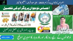Read more about the article Ehsaas Nojawan Program Youth Loan Scheme 2025 – Interest-Free Relief for Pakistani Youth