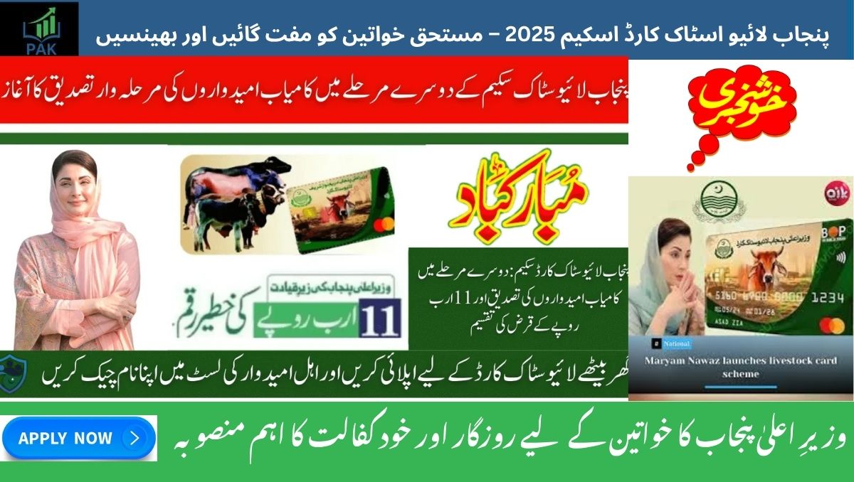 Read more about the article Punjab Livestock Card Scheme 2025 – Verified Beneficiaries to Get Rs. 11 Billion Loan