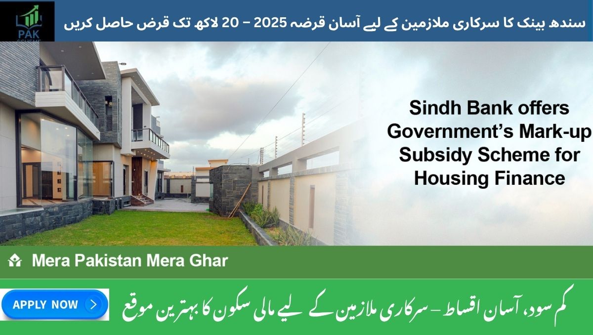 Read more about the article Sindh Bank Loan for Govt Employees 2025 – Avail Up to 2 Million with Easy Terms