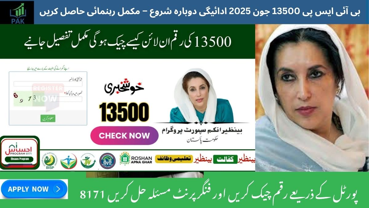 Read more about the article BISP 13500 Payment 2025: Complete Beneficiary Guide to Amount Check and Fingerprint Process