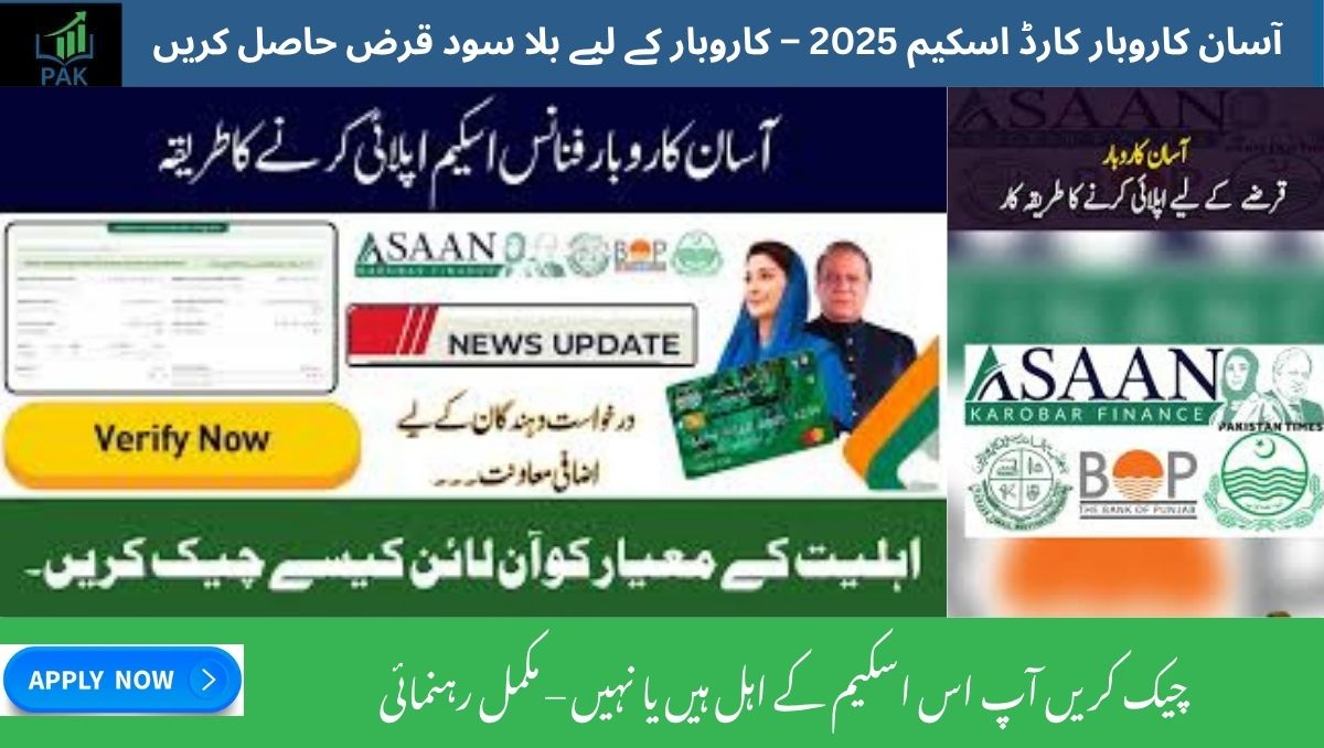 Read more about the article How to Check Business Eligibility for Asaan Finance Scheme: Full List for Entrepreneurs