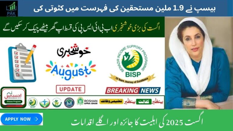 BISP Cuts 1.9 Million Beneficiaries