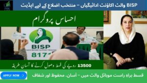 Read more about the article BISP Wallet Account Payments – Update for Selected Districts Under 8171
